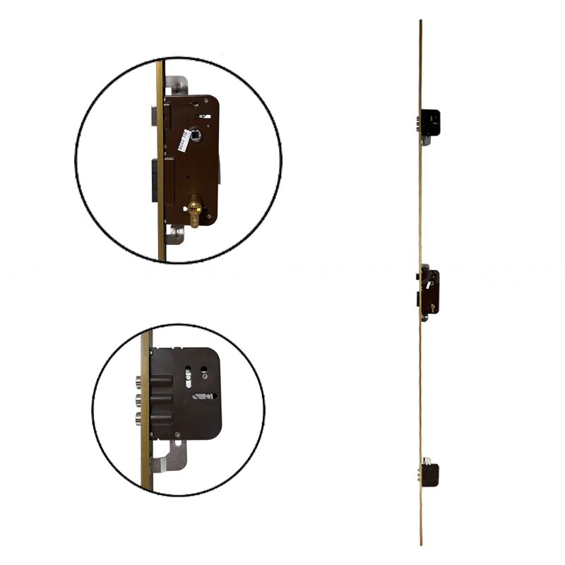 Tecnión Ltda - Cerradura de Embutir de 3 puntos de Cierre #yale con opción  a cilindro de Seguridad #Multlock #cerradura #embutir  📲