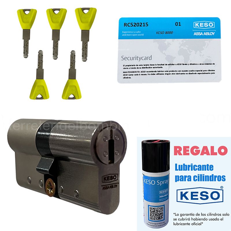 KESO PREMIUM CILINDRO ALTA SEGURIDAD