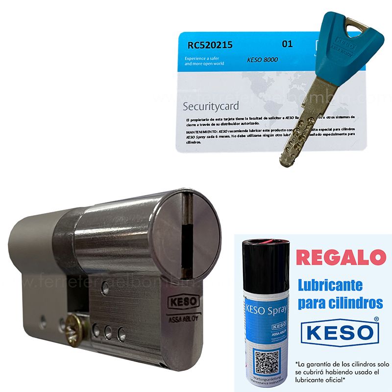 KESO ULTRA 8000 OMEGA CILINDRO ALTA SEGURIDAD