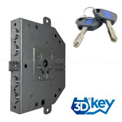 3DKEY CERRADURA REDONDA  (CR)