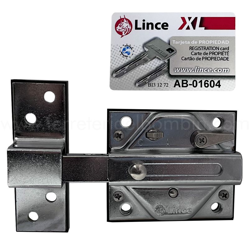 Cerrojo para trastero con alarma LINCE 7930