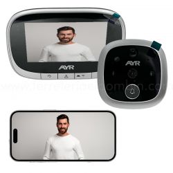 AYR Mirilla Digital 763 VISION Wi-Fi Cromo/mate