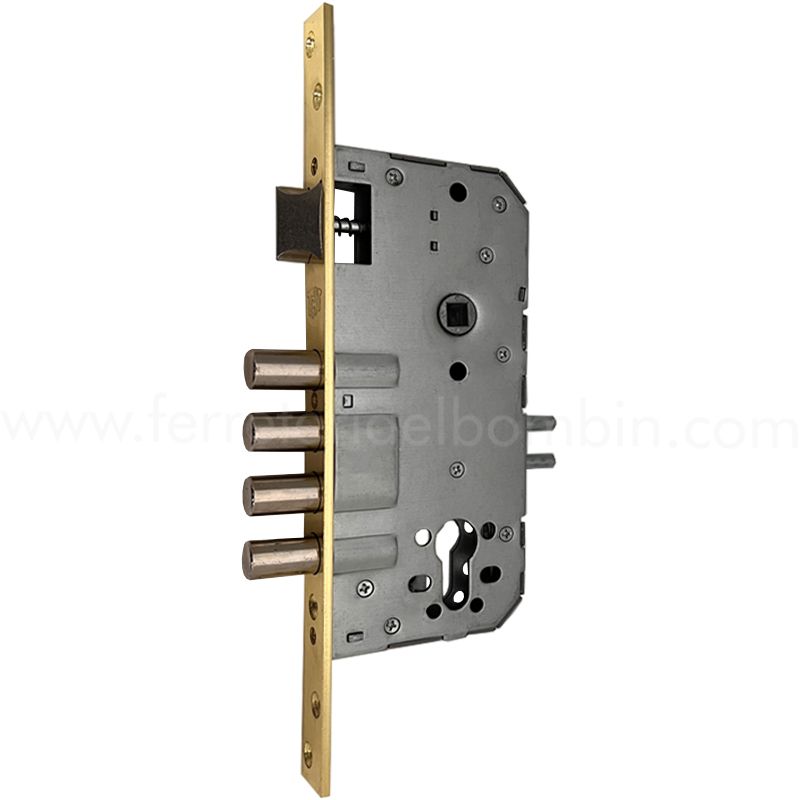 Tecnión Ltda - Cerradura de Embutir de 3 puntos de Cierre #yale con opción  a cilindro de Seguridad #Multlock #cerradura #embutir  📲