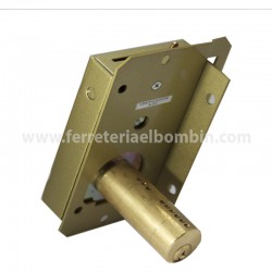 QSCTYG Bombin Cerradura Seguridad 70mm 90 mm Cerradura de Puerta Cilindro  de latón Individuo Pandillas Abrir Eccentric Entrada Dormitorio Cilindro