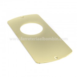 Placa embellecedora Disec tamaño 80x180mm descentrado