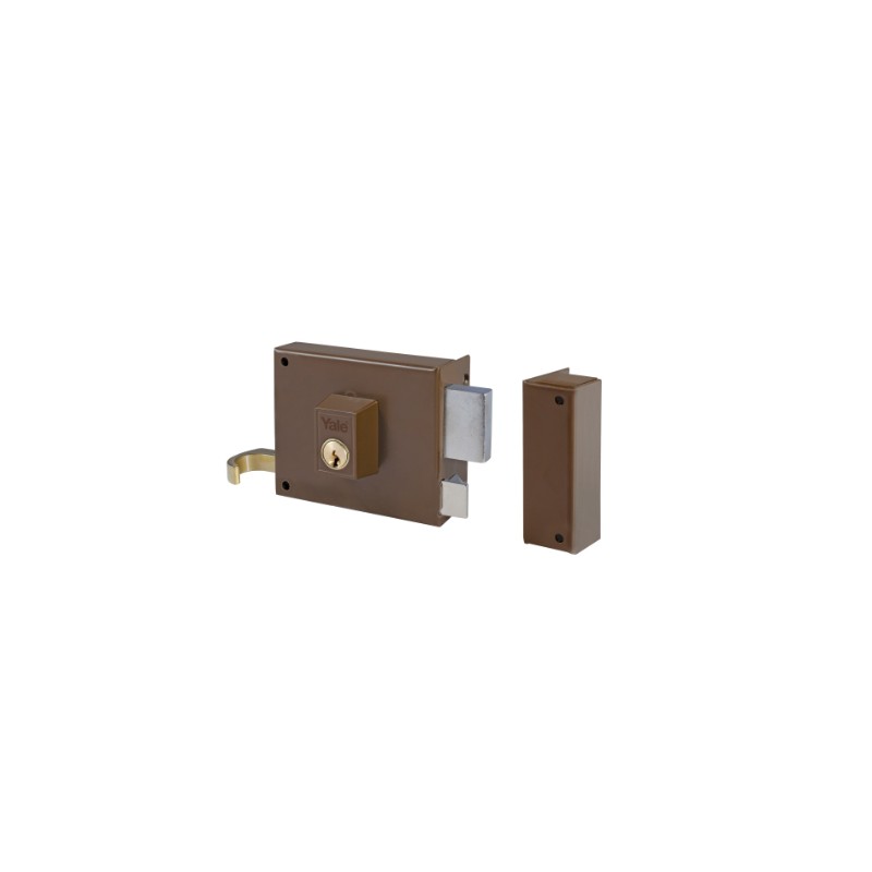 Cerradura sobreponer de un punto de cierre modelo 125 YALE Cerradura sobreponer de un punto de cierre modelo 125 YALE