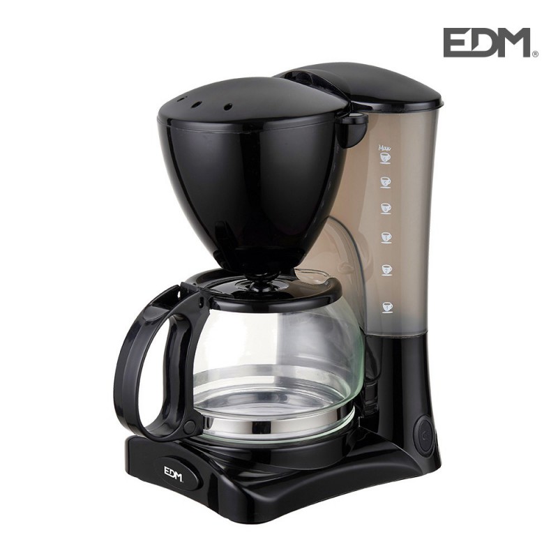 Cafetera goteo 6 tazas marca EDM. Ferretería El Bombín.