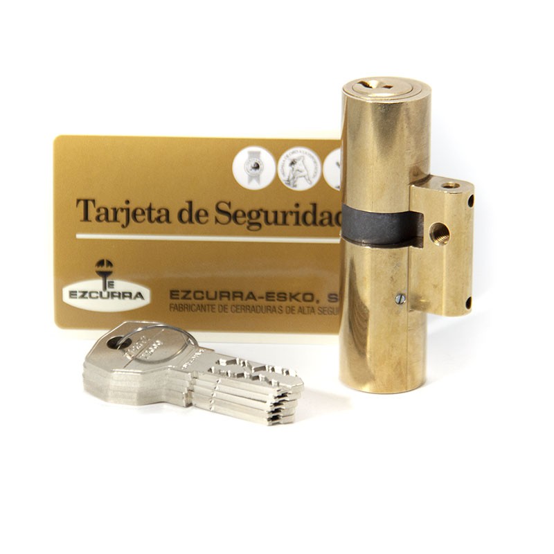 Ezcurra  Bombin Cerradura Alta Seguridad, Serie Sea-23 Largo 32,5 - 32,5  65 mm