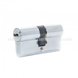 Cilindro de seguridad MHA de tamaño 30x30mm color níquel