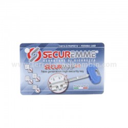 Tarjeta seguridad Marca Securemme