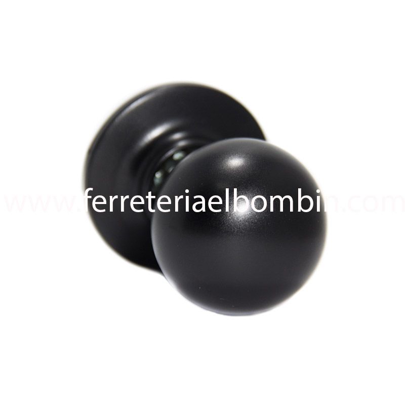 Pomo bola modelo 393400 acabado negro marca FAC