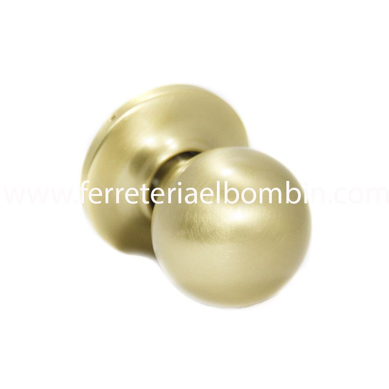 Pomo bola modelo 393100 acabado dorado marca Fac